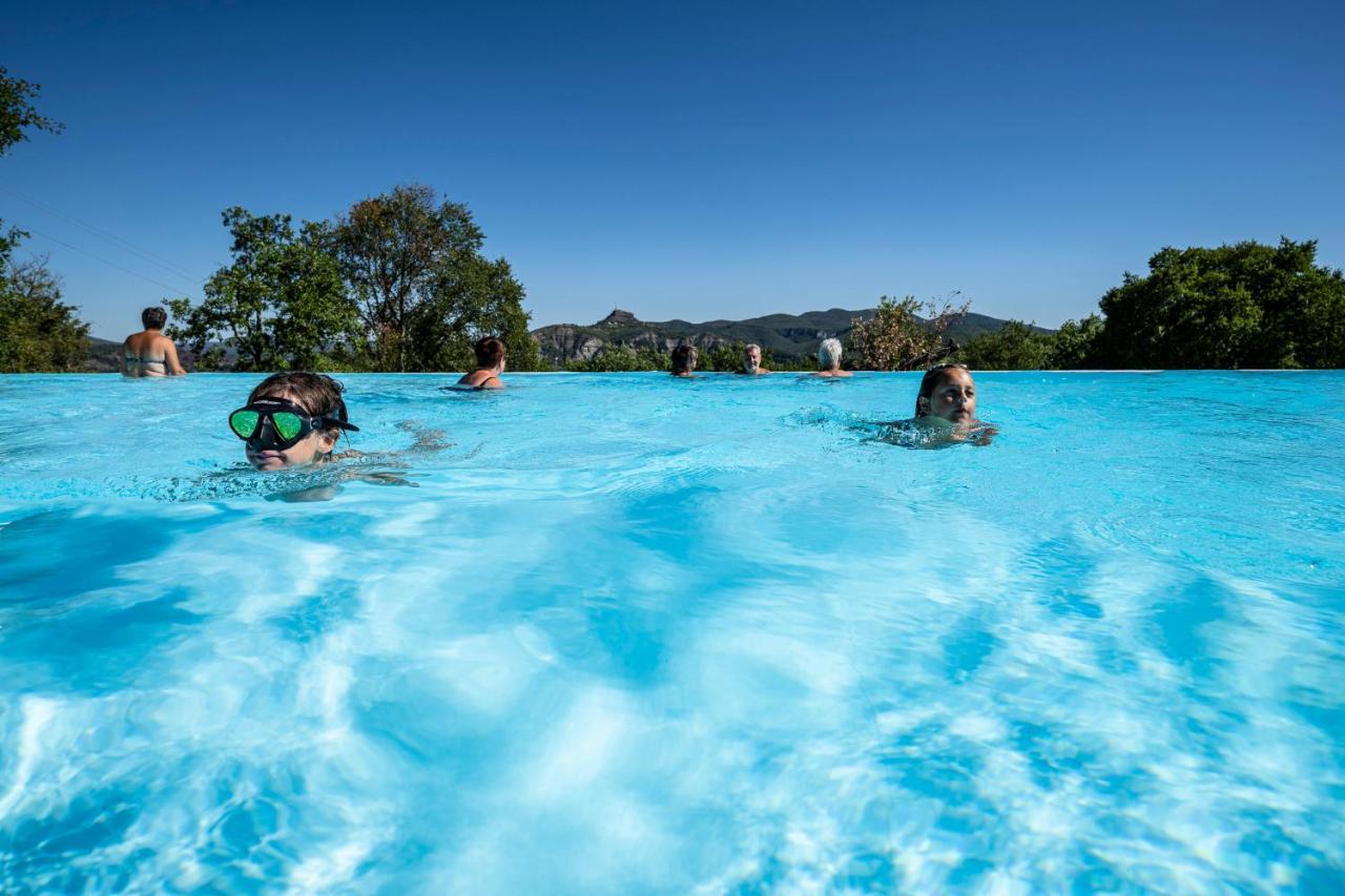 Charmant camping Familiale 3 Etoiles vue 360 plage piscine à débordement empl XXL Labeaume Extérieur photo