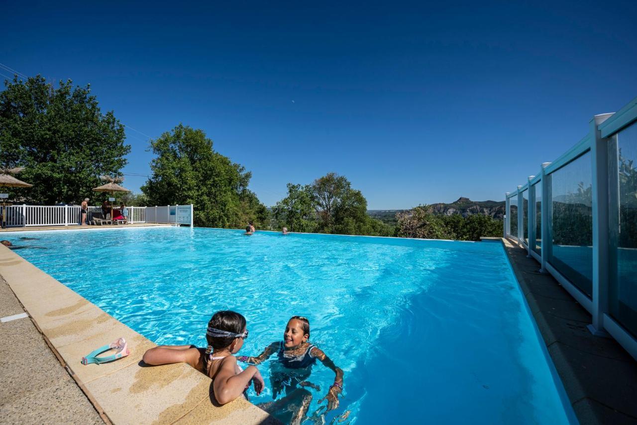 Charmant camping Familiale 3 Etoiles vue 360 plage piscine à débordement empl XXL Labeaume Extérieur photo