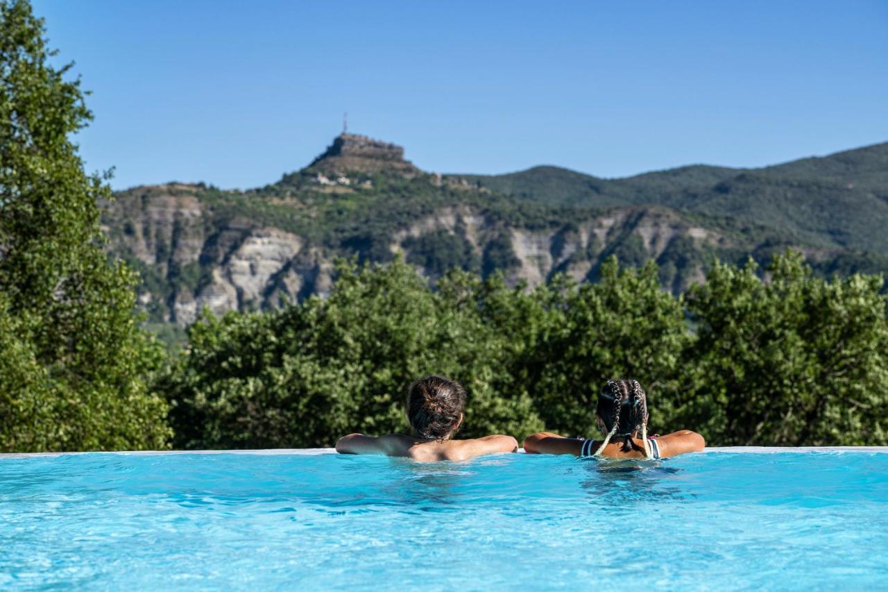 Charmant camping Familiale 3 Etoiles vue 360 plage piscine à débordement empl XXL Labeaume Extérieur photo