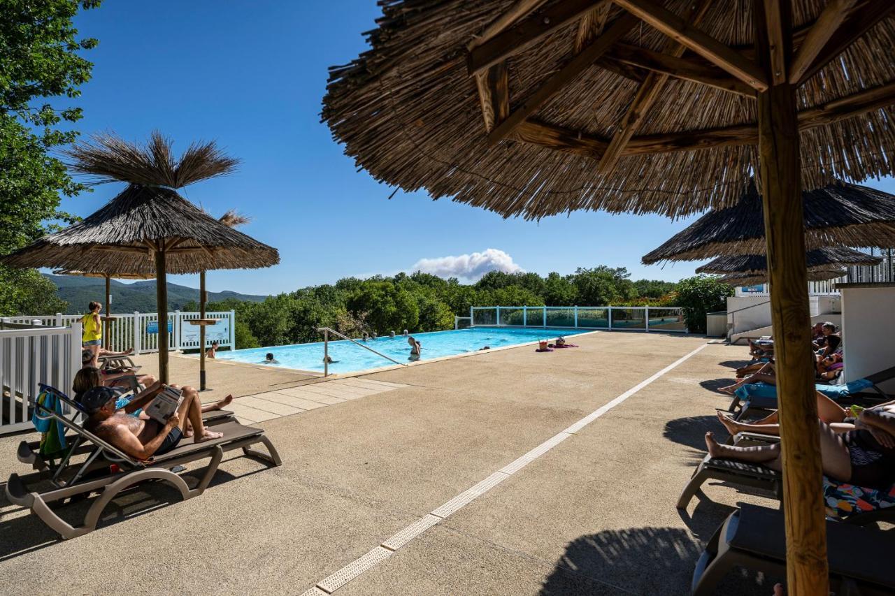 Charmant camping Familiale 3 Etoiles vue 360 plage piscine à débordement empl XXL Labeaume Extérieur photo