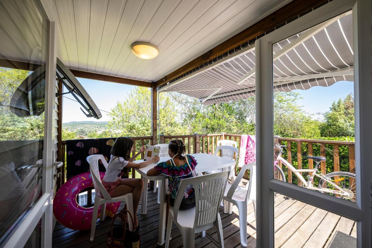Charmant camping Familiale 3 Etoiles vue 360 plage piscine à débordement empl XXL Labeaume Extérieur photo